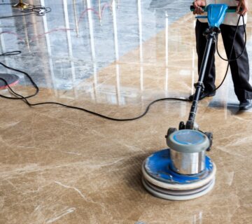 Floor Stain Removal and marble polishing