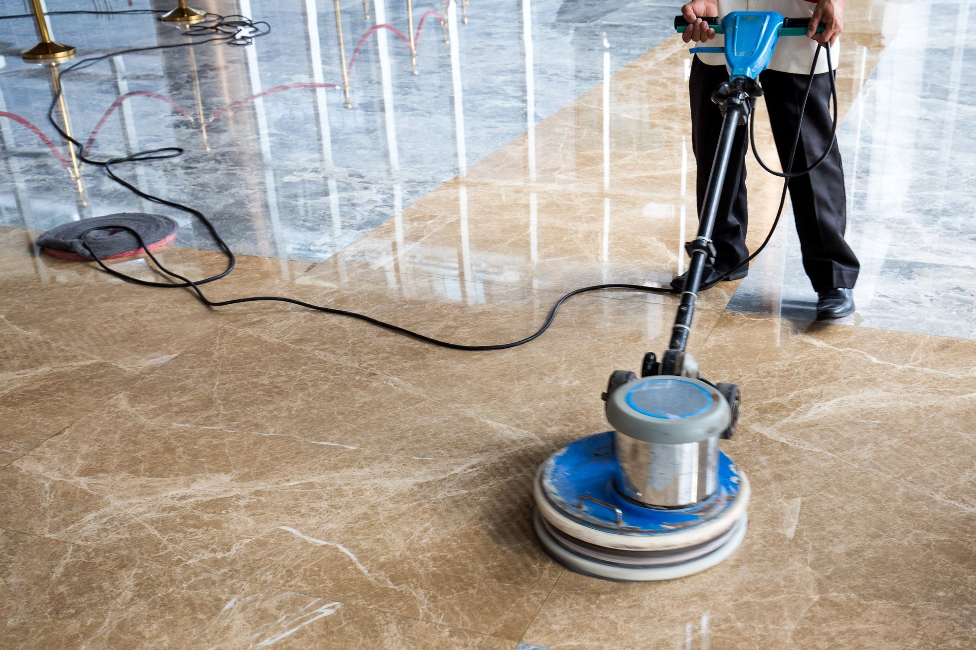 Floor Stain Removal and marble polishing